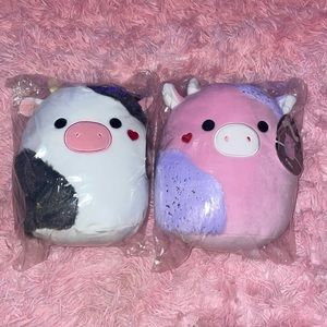 NWT SQUISHMALLOW PATTY CONNOR SELECT SERIES VALENTINES DAY COW SET SQUISH